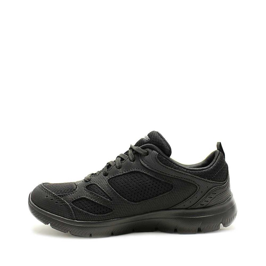 Mulher Manuel Alves Sapatilha | Sapatilha Mulher Summits - Suited Skechers Preto