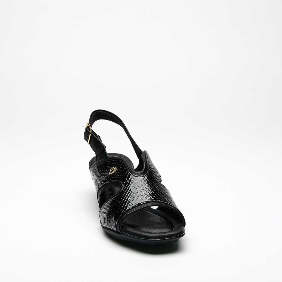 Mulher Manuel Alves Sandalia | Sandalia Mulher Piccadilly Preto