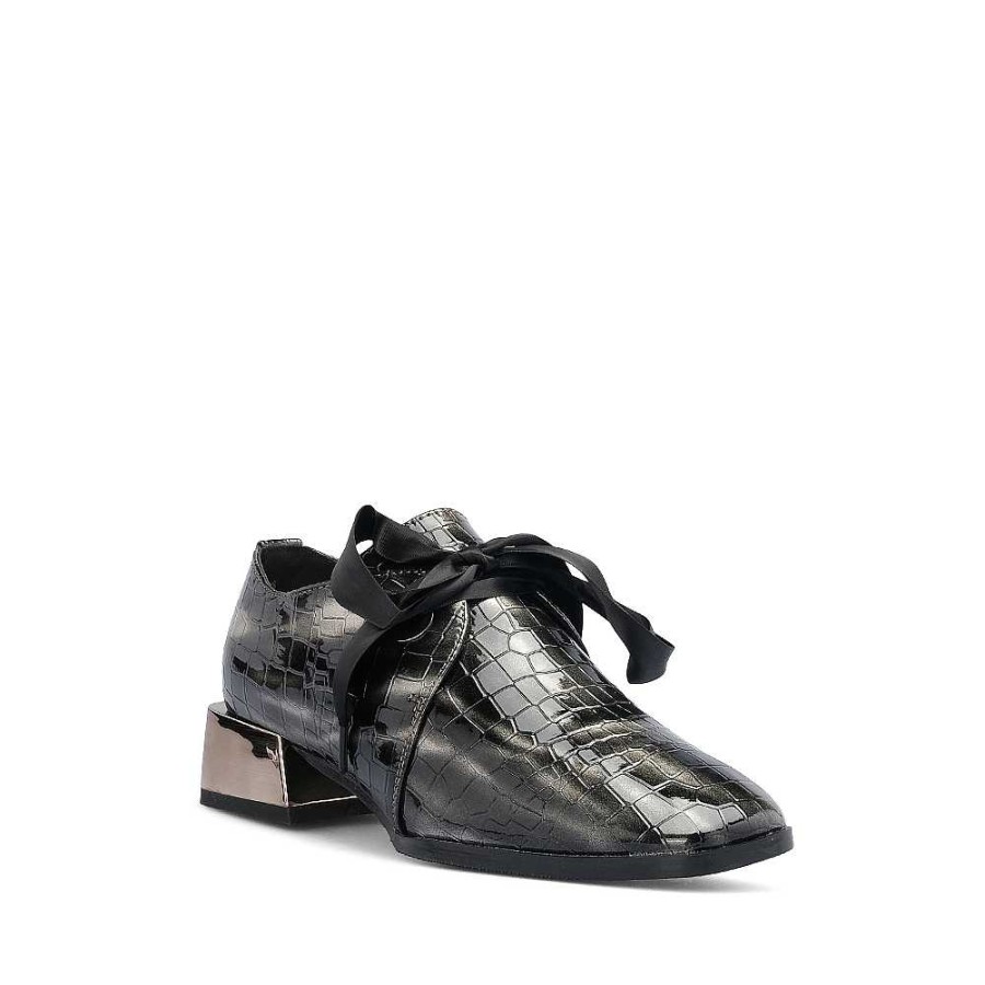 Mulher Manuel Alves Sapato | Sapato Mulher Rock Away Plomo