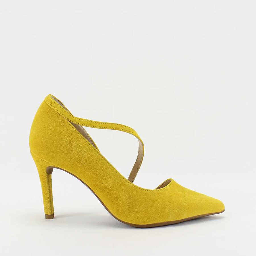 Mulher Manuel Alves Sapato | Sapato Mulher Manuel Alves Amarelo