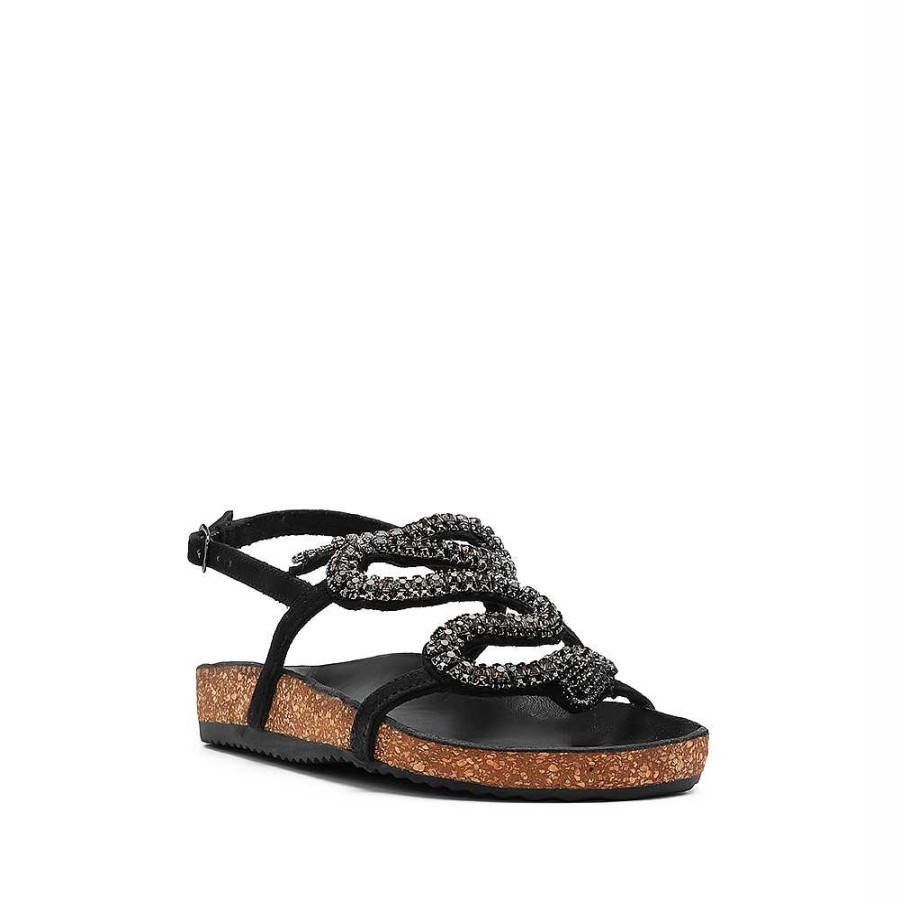 Mulher Manuel Alves Sandalia | Sandalia Mulher Jacquelin Preto