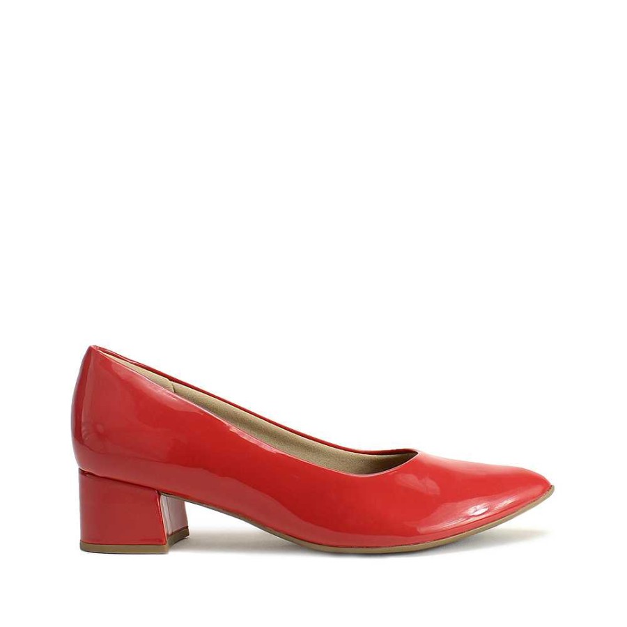 Mulher Manuel Alves Sapato | Sapato Mulher Piccadilly Vermelho