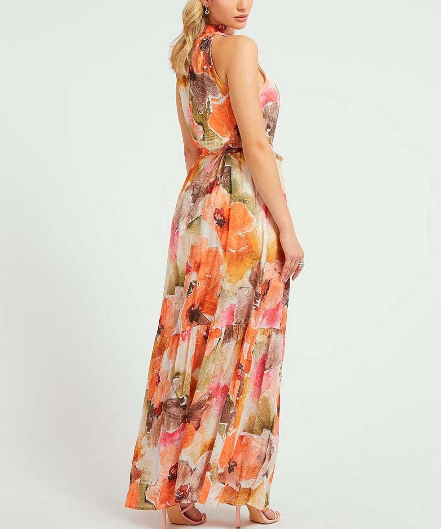 Mulher Manuel Alves Vestido | Vestido Mulher Guess Multicolor