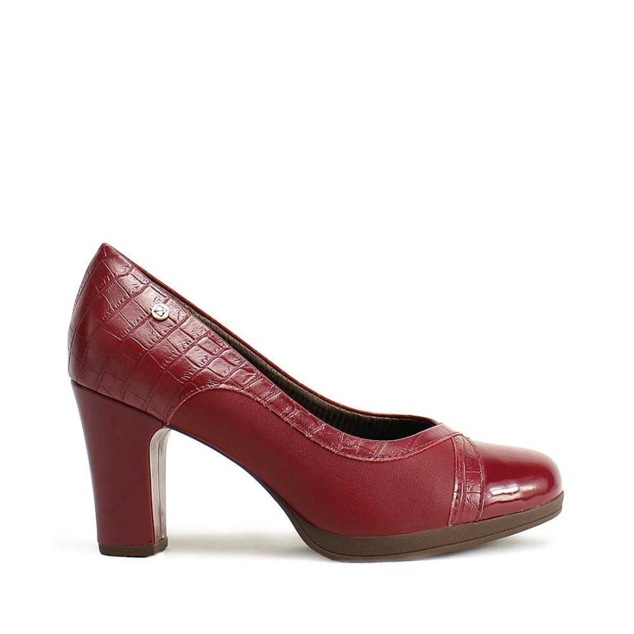 Mulher Manuel Alves Sapato | Sapato Mulher Piccadilly Bordeaux