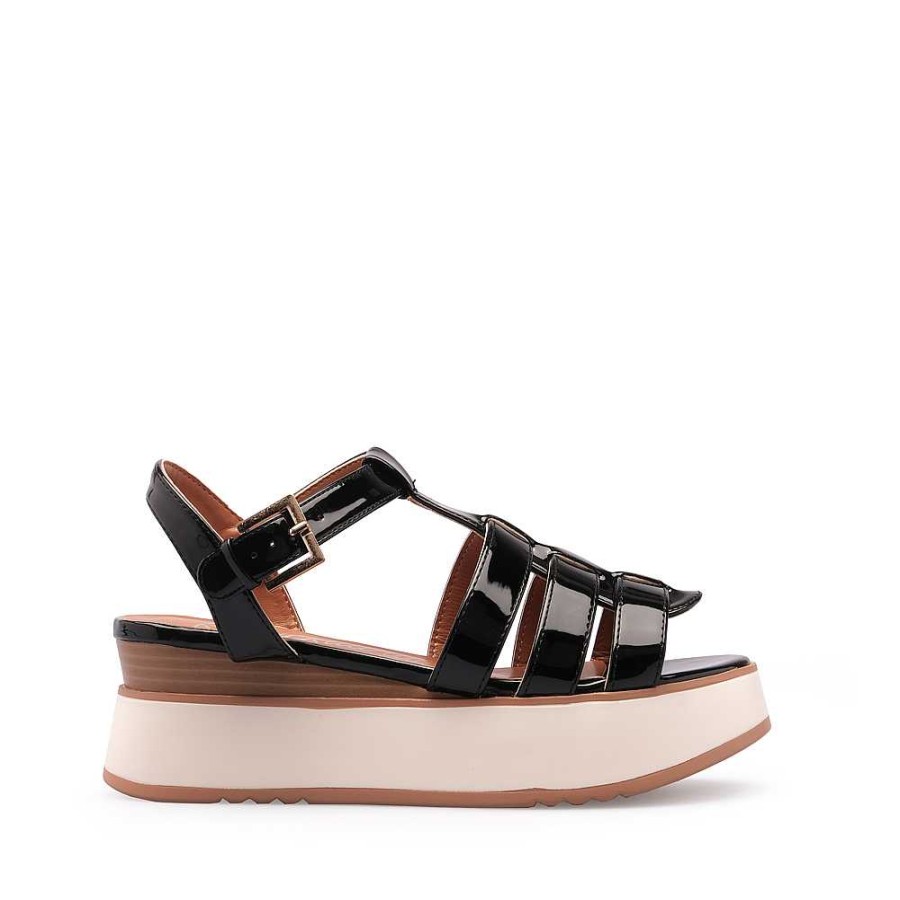 Mulher Manuel Alves Sandalia | Sandalia Mulher Revelheart Preto