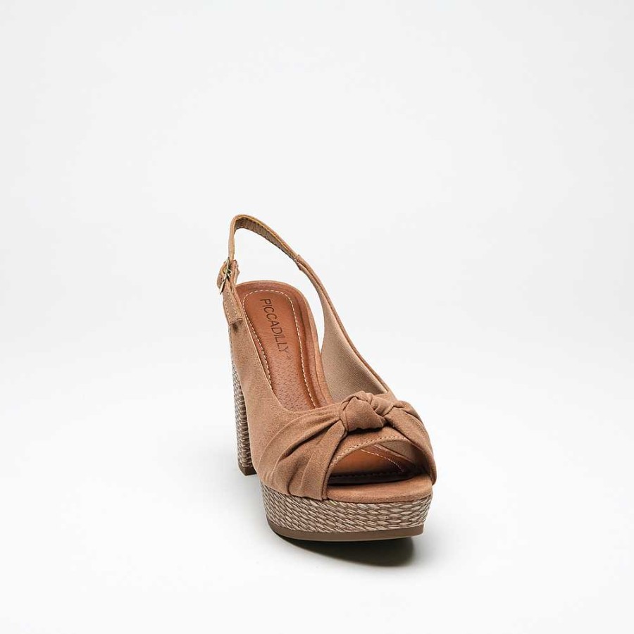 Mulher Manuel Alves Sandalia | Sandalia Mulher Piccadilly Natural